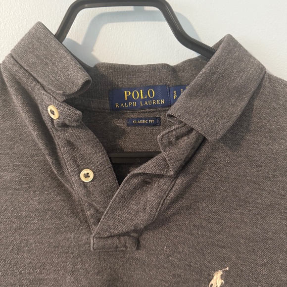 Grey Ralph Lauren Polo Shirt - Picture 2 of 3